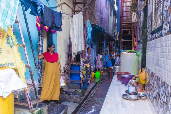 Район Дхарави в Мумбаи — стоковое фото