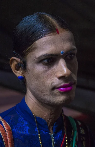Індійський трансгендер Хіджра — стокове фото