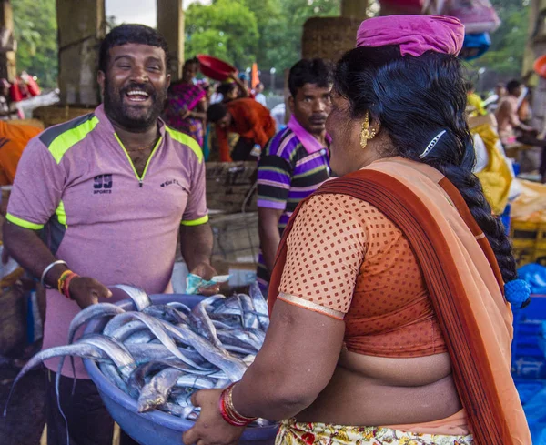 Muelles de Sassoon en Mumbai India — Foto de Stock