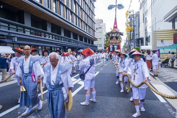 Gion Matsuri στο Κιότο της Ιαπωνίας — Φωτογραφία Αρχείου