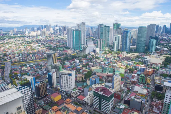 Vista da cidade de Manila — Fotografia de Stock