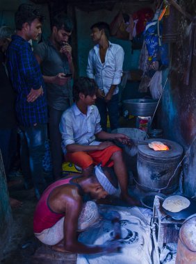 Mumbai Hindistan 'da Dharavi Mahallesi 