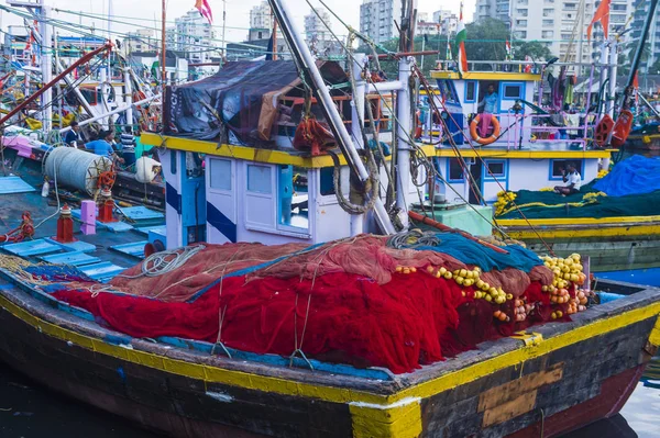 Muelles de Sassoon en Mumbai India — Foto de Stock