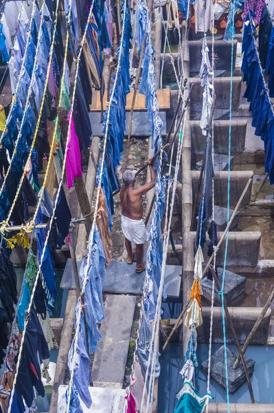 Dhobi Ghat in Mumbai India — Stockfoto