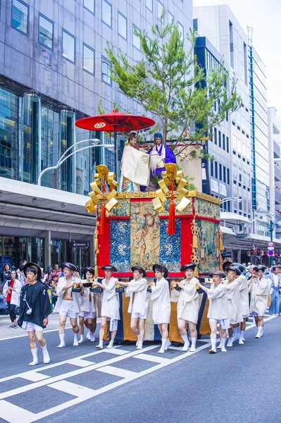 Gion Matsuri στο Κιότο της Ιαπωνίας — Φωτογραφία Αρχείου