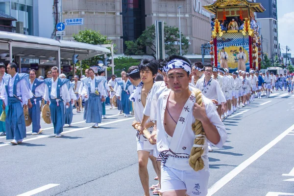 Gion Matsuri στο Κιότο της Ιαπωνίας — Φωτογραφία Αρχείου