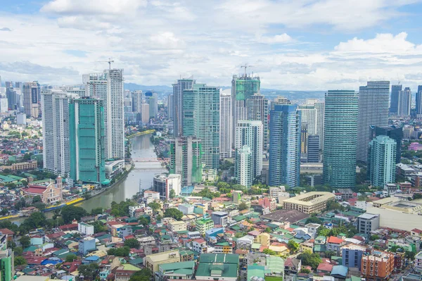 Vista da cidade de Manila — Fotografia de Stock