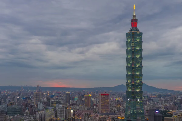 Taipei, horizonte de Taiwán — Foto de Stock