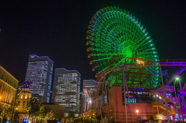 Yokohama Japonya'da Cosmo Clock 21