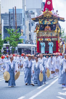 Gion Matsuri Kyoto Japonya 'da