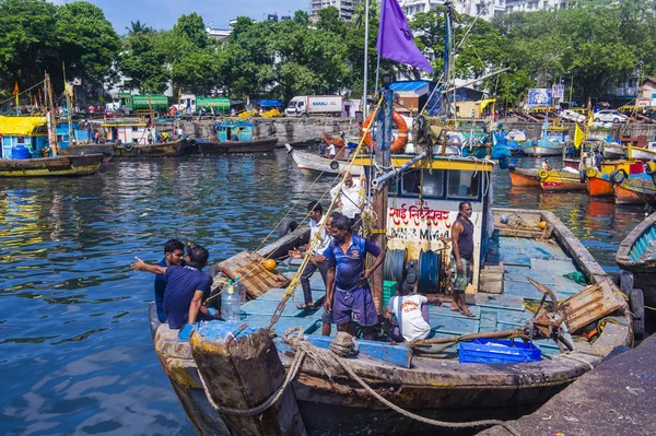Muelles de Sassoon en Mumbai India — Foto de Stock