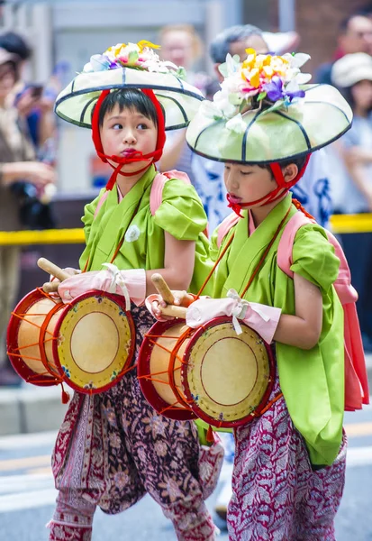 Gion Matsuri w Kioto Japonia — Zdjęcie stockowe