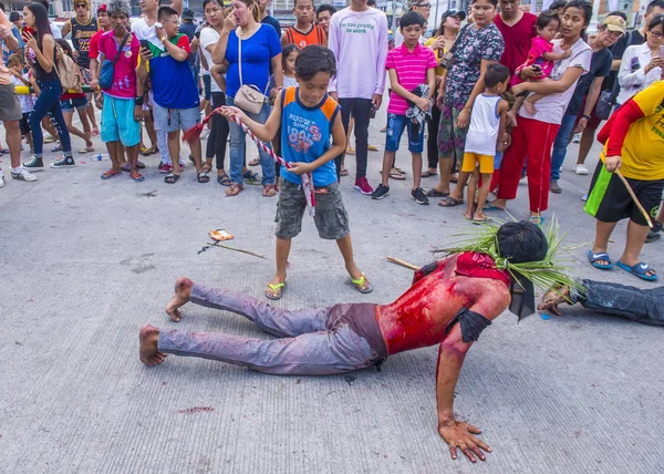 2019 wielki piątek na Filipinach — Zdjęcie stockowe