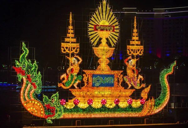 Phnom Penh Festival del agua — Foto de Stock