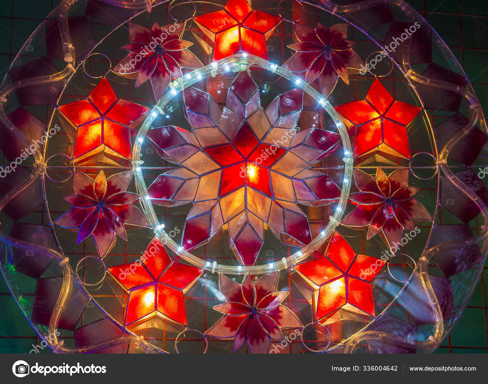 Manila Christmas market lanterns Stock Editorial Photo © kobbydagan