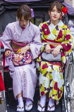 Japanese rickshaw in Tokyo