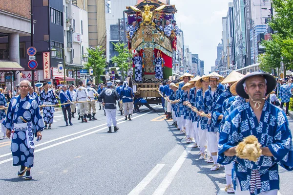 Gion Matsuri v Kjótu — Stock fotografie