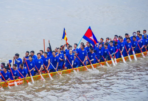 Phnom Penh Festa dell'acqua — Foto Stock