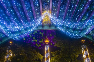 Taipei Tayvan Noel ışıkları