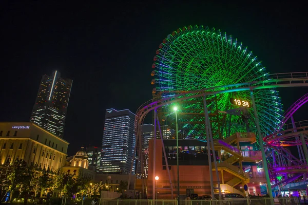 Relógio Cosmo 21 em Yokohama Japão — Fotografia de Stock