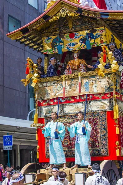 2019年7月17日京都祇園祭参加者募集中 祇園祭 ぎおんまつり 京都三大例大祭の一つ — ストック写真
