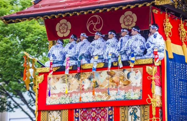 Kyoto Juli Deelnemers Aan Gion Matsuri Kyoto Japan Juli 2019 — Stockfoto