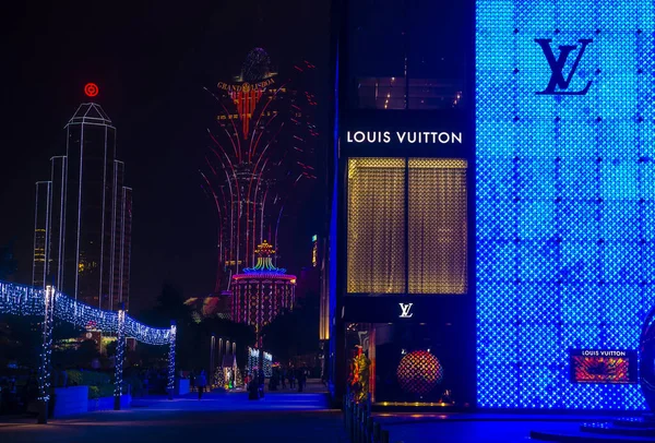 Macau Dezember Das Äußere Eines Louis Vuitton Geschäfts Macau Dezember — Stockfoto