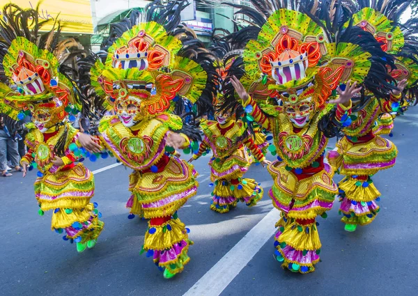 Bacolod Filipiny Paź Uczestnicy Festiwalu Masskara Bacolod Philippines Października 2019 — Zdjęcie stockowe