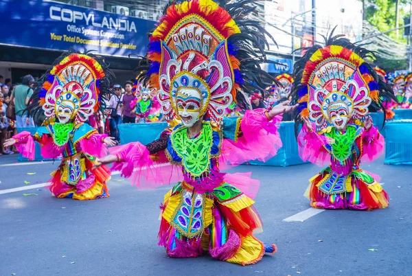 Bacolod Filipinas Oct Participantes Festival Masskara Bacolod Filipinas Octubre 2019 —  Fotos de Stock