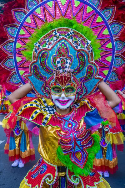 Bacolod Filipinler Ekim 2019 Bacolod Filipinler Düzenlenen Masskara Festivali Katıldı Telifsiz Stok Fotoğraflar