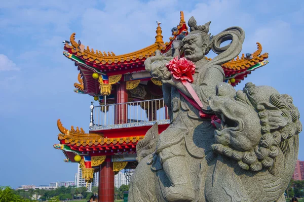 Kaohsiung Taiwan Sep Estatua Templo Beiji Xuantian Shangdi Kaohsiung Taiwán — Foto de Stock