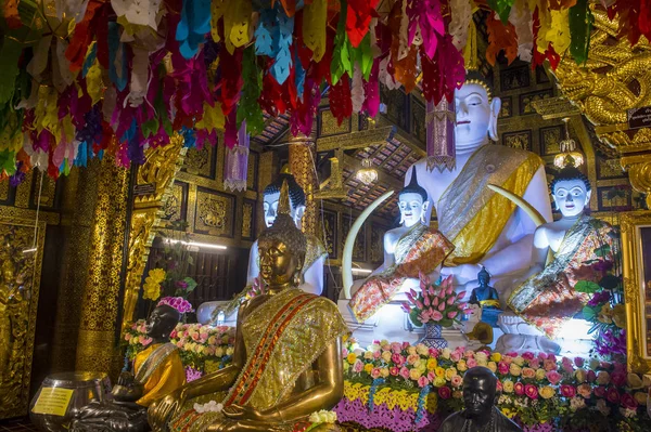 Chiang Mai Tailandia Nov Interior Del Templo Wat Phra Singh —  Fotos de Stock