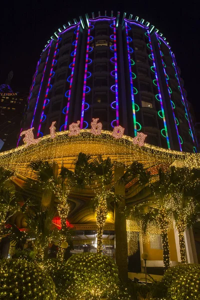 Macau Dec Exterior Hotel Casino Lisboa Dezembro 2019 Macau Hotel — Fotografia de Stock