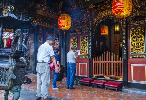 Taipei Taiwan Oct Dalongdong Baoan Temple Taipei Taiwan Outubro 2019 — Fotografia de Stock