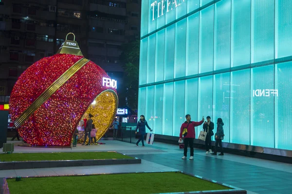 Taipei Taiwan Dec Extérieur Magasin Fendi Taipei Taipei Décembre 2017 — Photo