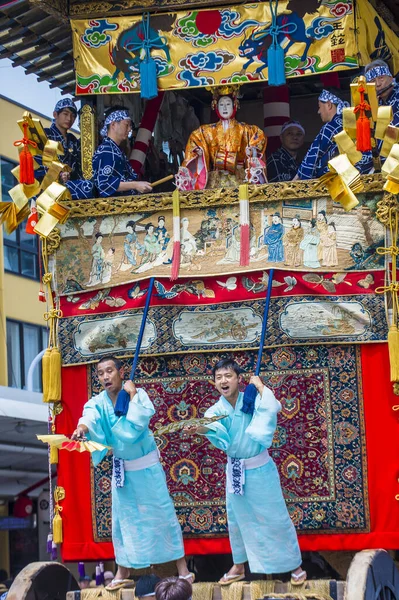 Kyoto Julho Participantes Gion Matsuri Kyoto Japão Julho 2019 Gion — Fotografia de Stock