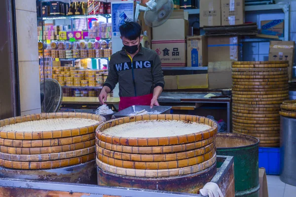 Macau Januar Traditionelles Bäckereigeschäft Macau Januar 2020 — Stockfoto