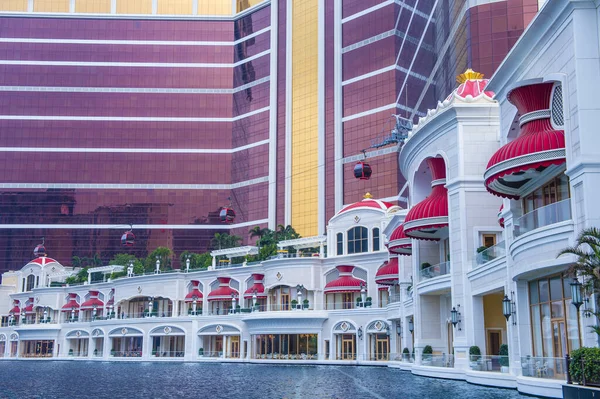 Macau Jan โรงแรมว พาเลซและคาส โนในมาเก าใน Januery 2020 โรงแรมม 1706 — ภาพถ่ายสต็อก