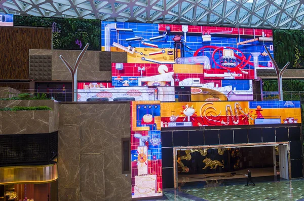 Macau Ene Interior Del Hotel Casino Mgm Cotai Macao Enero —  Fotos de Stock
