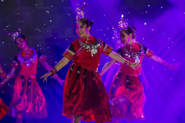 Manila Filipinas Enero Danza Folclórica China Chinatown Manila Filipinas Durante — Foto de Stock
