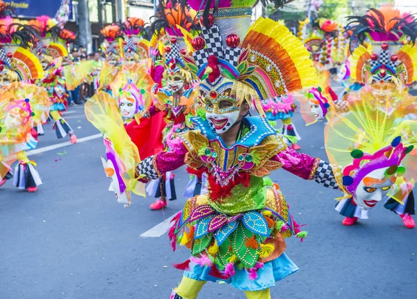 Bacolod Filippinerna Okt Deltagare Masskarafestivalen Bacolod Philippines Den Oktober 2019 — Stockfoto