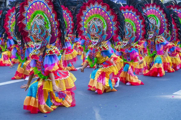 Bacolod Filippine Ottobre Partecipanti Masskara Festival Bacolod Filippine Ottobre 2019 — Foto Stock