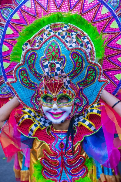 Bacolod Filipinas Oct Participante Festival Masskara Bacolod Filipinas Octubre 2019 —  Fotos de Stock