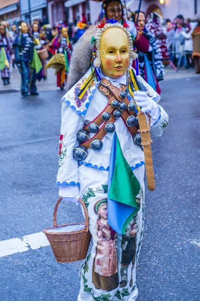 Rottweil Germany Feb Participant Rottweil Carnival Rottweil Germany February 2020 — ストック写真