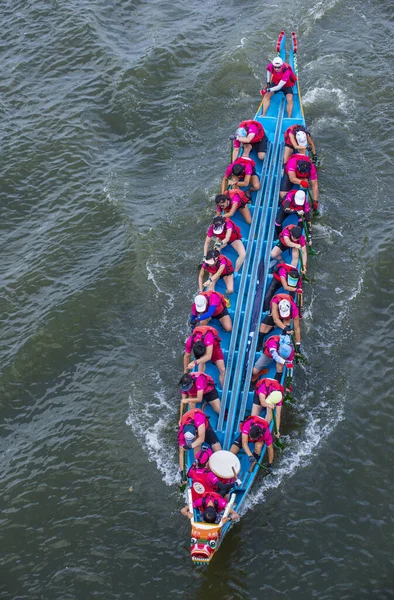 Taipei Taiwan Juin Dragonboat Team Racing Durant Festival Taipei Dragon — Photo