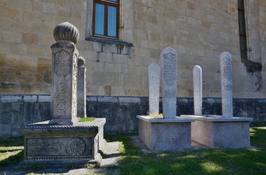 Bihać kilisede yakın cementery. Bosna ve Hersek.