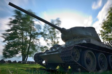 Rus tanktan T34 İkinci Dünya Savaşı