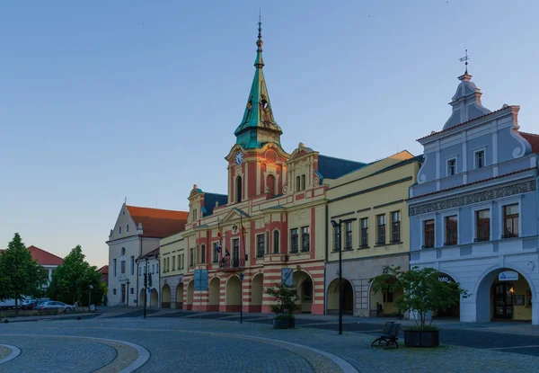 Piazza principale di Melnik, Repubblica Ceca — Foto Stock