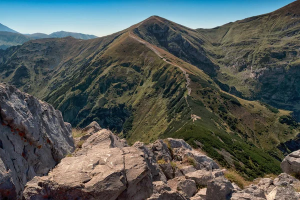 Vista desde Giewont, High Tatras, Polonia — Foto de Stock