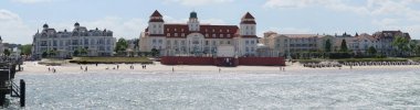 Seaside beach Ostseebad Binz, Almanya ile